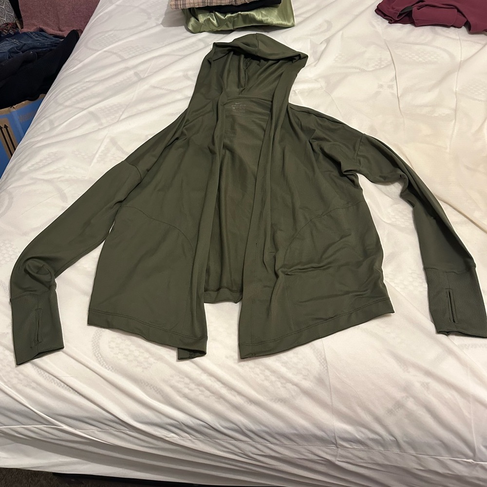 Nike Dri-fit oversized Green Cardigan